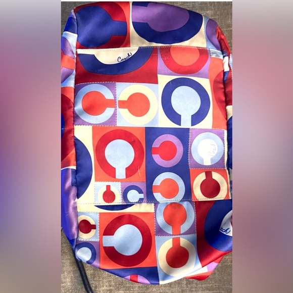 Coach Sateen Shoulder Bag Drawstring Hobo Satchel Handbag Coach Handbags Vintage - Picture 8 of 12